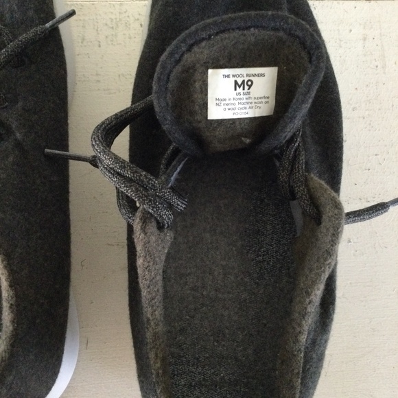 Allbirds Men’s Wool Runners Size 9 Dark Grey - Picture 6 of 7
